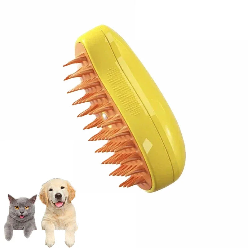 Cat Dog Steamy Brush Steam Brush Electric Sprayer for Massage Pet Grooming Tool 3 in 1 Electric Sprayer Massage Comb Supplies