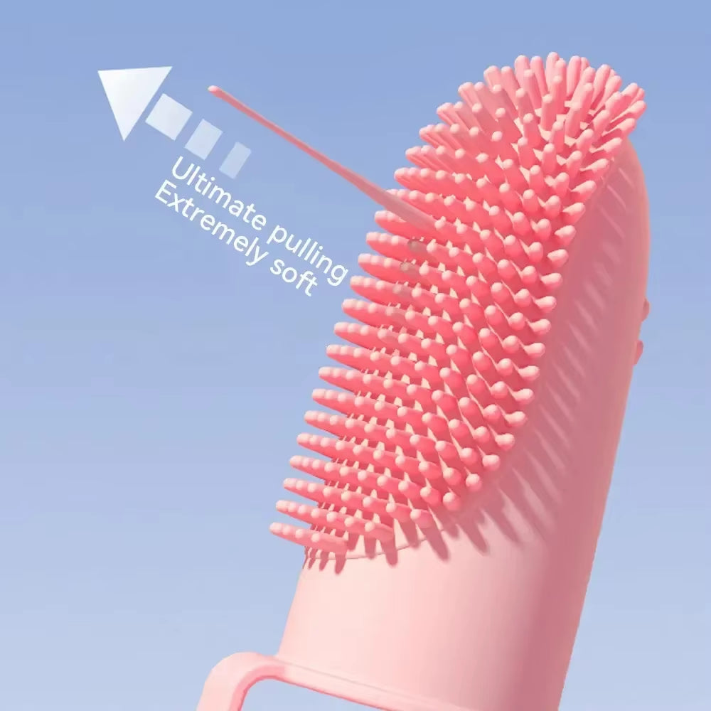 Pet Two-Finger Toothbrush Dog Cat Pet Supplies Teeth Cleaning Finger Set Oral Cleaning Tools Pet Two-Finger Toothbrush Dog Cat