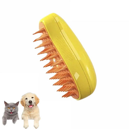 Cat Dog Steamy Brush Steam Brush Electric Sprayer for Massage Pet Grooming Tool 3 in 1 Electric Sprayer Massage Comb Supplies