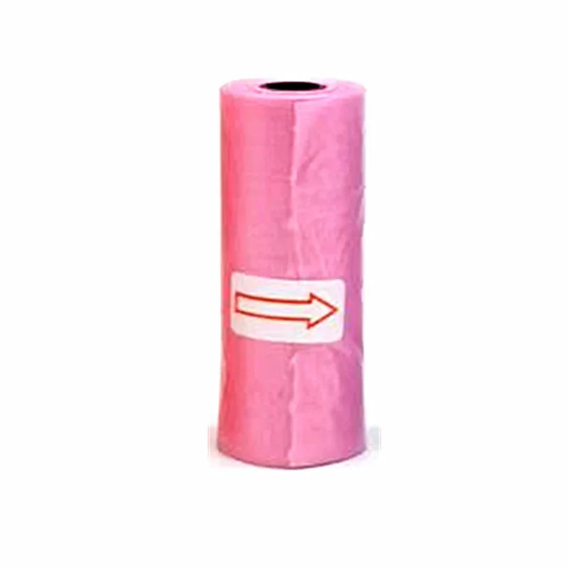 1200Pcs Random Color Cartoon Paw Graphic Dog Poop Bags Pet Poop Bags Leak-Proof Dog Waste Bags for Pet Supplies