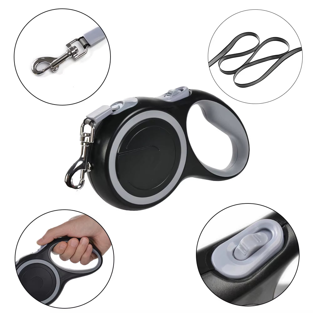 8M Large Dog Leash Retractable Pet Extendable Strap Outdoor Training Puppy Traction Belt for Small Dogs Cat Pug Labrodor Product