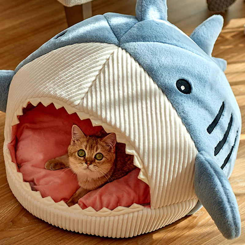 Winter Warm Cat Bed for Portable Pet Beds Sweet Kittens Basket Cushion Cat Pillow Mat Tent Puppy Nest Cave Cats House Goods