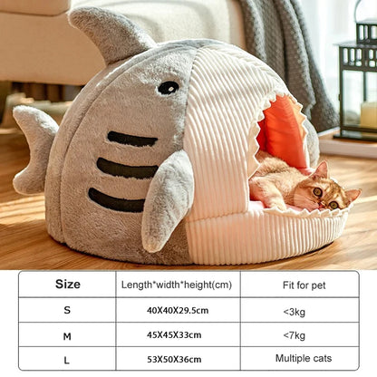 Winter Warm Cat Bed for Portable Pet Beds Sweet Kittens Basket Cushion Cat Pillow Mat Tent Puppy Nest Cave Cats House Goods