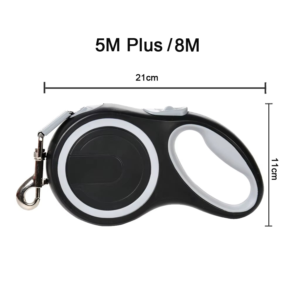 8M Large Dog Leash Retractable Pet Extendable Strap Outdoor Training Puppy Traction Belt for Small Dogs Cat Pug Labrodor Product
