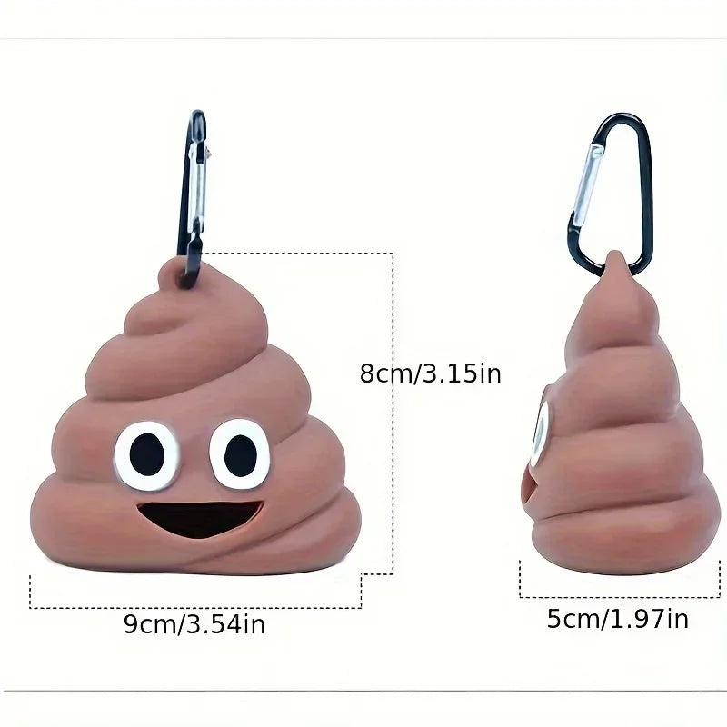 1Pc Creative Pet Product Dog Toilet Bag Dispenser Garbage Bags, Portable Garbage Shell Holder for Animal Manure Cleaning