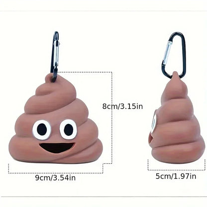 1Pc Creative Pet Product Dog Toilet Bag Dispenser Garbage Bags, Portable Garbage Shell Holder for Animal Manure Cleaning