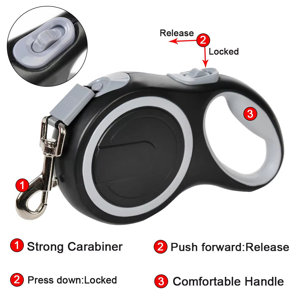 8M Large Dog Leash Retractable Pet Extendable Strap Outdoor Training Puppy Traction Belt for Small Dogs Cat Pug Labrodor Product